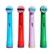 Комплекс насадок EB-10А для детских зубных щеток Oral B Braun kids junior с мягкой щетиной сменные 2 упаковки по 4 шт. - изображение 3
