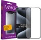 Защитное стекло для смартфона Apple iPhone 15 Pro Max MAKE Black (MGF-AI15PM) - изображение 1
