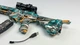Автомат HK416 808F GREEN стреляет орбизами, Игрушечный гелевый автомат на пульках orbeez + 500 орбизов - изображение 6