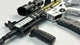 Автомат HK416 808F GREY стреляет орбизами, Игрушечный гелевый автомат на пульках orbeez + 500 орбизов - изображение 4