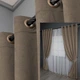 Комплект штор на люверсах VR-Textil Микровелюр SPARTA № 1033ш 150х270 см 2 шт Светлое какао (37-0118) - изображение 1