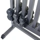 Стойка вертикальная для гантелей Zelart RK2506L размер-107х68х105см черный - изображение 8