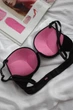 Бюстгальтер Victoria's Secret Pink Super Push-Up Bra чорний 34A - зображення 3
