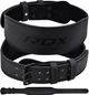 Пояс для важкої атлетики RDX 4 шкіряний 2XL Full Black (WBS-4FB-2XL) - зображення 1