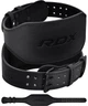Пояс для важкої атлетики RDX 6 шкіряний L Full Black (WBS-6FB-L) - зображення 2