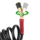 Шланг BLACK M-Flex STORM, 15 м, 8*12 мм, спиральный полиуретановый c поворотным шарниром, латунными быстроразъемными соединениями INTERTOOL PT-1797 - изображение 3