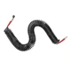 Шланг BLACK M-Flex STORM, 20 м, 5,5*8 мм, спиральный полиуретановый c поворотным шарниром, латунными быстроразъемными соединениями INTERTOOL PT-1792 - изображение 1