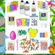 Набір для виготовлення слаймів Dinosaurs Slime Kit Світ динозаврів у пластиковому боксі - зображення 2