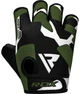 Перчатки для фитнеса RDX F6 Sumblimation S Black/Green (WGS-F6GN-S) - изображение 2