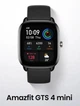 Смарт-годинник Amazfit GTS 4 Mini Mint Blue Українське меню - изображение 2