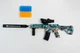 Дитячий іграшковий автомат на орбізах Орбіган HK416 Зелений стріляє гідрогелевими кулями Гель бластер акумуляторний + 500 орбізів - зображення 1