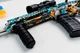 Дитячий іграшковий автомат на орбізах Орбіган HK416 Зелений стріляє гідрогелевими кулями Гель бластер акумуляторний + 500 орбізів - зображення 4