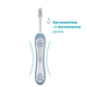 Зубная щетка Chicco First Milk Teeth для первых зубов 6-36 месяцев Голубая (12081.11) - изображение 5