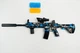 Детский игрушечный автомат на орбизах Орбиган HK416 Черно-синий стреляет гидрогелевыми пулями Гель бластер аккумуляторный + 1000 орбизов - изображение 1