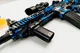Детский игрушечный автомат на орбизах Орбиган HK416 Черно-синий стреляет гидрогелевыми пулями Гель бластер аккумуляторный + 1000 орбизов - изображение 4