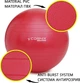 Мяч для фитнеса (фитбол) Cornix 85 см Anti-Burst XR-0252 Красный - изображение 7