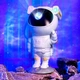 Лазерный ночник-проектор звездного неба Астронавт проектор галактики с пультом большой - изображение 1