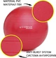 Мяч для фитнеса (фитбол) Cornix 65 см Anti-Burst XR-0019 Red - изображение 7