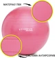 М'яч для фітнесу (фітбол) Cornix 65 см Anti-Burst XR-0023 Pink - зображення 4