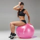 М'яч для фітнесу (фітбол) Cornix 65 см Anti-Burst XR-0023 Pink - зображення 12