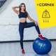 Мяч для фитнеса (фитбол) Cornix 85 см Anti-Burst XR-0249 Синий - изображение 9