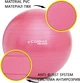 Мяч для фитнеса (фитбол) Cornix 85 см Anti-Burst XR-0251 Розовый - изображение 11