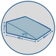 Подушка ортопедична Olvi Клин при рефлюксі артикул J2540 Сіра (11298) (2000000112985) - зображення 4