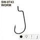 Крючки MiniMax Worm SW-0743 # 1 BLN 5шт. ring - изображение 1