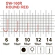 Гачки MiniMax Round SW-100 # 14 R 10шт. ring - зображення 2
