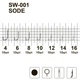 Крючки MiniMax Sode SW-001 # 16 BLN 10шт. ring - изображение 2
