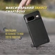 Кожаная накладка Stenk Cover для Google Pixel 8 Чёрная (76885) - изображение 5