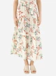 Spódnica długa w kwiaty damska Unisono 246-G0010-3 S Żółta (5906140357910) - obraz 1