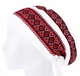Медицинская шапочка женская HeadwearUniverse универсальная принт Вышиванка красная с белым - изображение 4