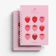 Шкільний щоденник датований Pink А5 80 арк пружина - зображення 1