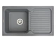 Кухонная мойка Miraggio ORLEAN 861х496 мм серая 0000034 - изображение 6