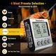 Термометр пищевой ThermoPro TP-17 цифровой, для мяса с таймером ЖК-Дисплей 2 щупа Silver - изображение 2
