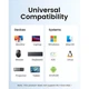 Концентратор 5 in 1 UGREEN CM478 HUB для MacBook Pro Air USB 3.0, 2xUSB 2.0 HDMI 4K с дополнительным питанием USB Type-C PD 100 Вт Grey (15495) - изображение 7