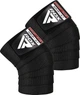 Бинты на колени RDX K1 GYM Knee Wraps Full Black (WAH-K1FB) - изображение 1