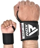 Бинты для запястий (кистевые бинты) RDX W3 Gym Wrist Wraps Full Black (WAH-W3FB) - изображение 5