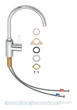 Смеситель-кран кухонный GROHE Eurosmart Cosmopolitan 32843002 - изображение 3