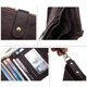 Кожаный кошелек портмоне Vintage Pro с RFID защитой, мужской - Коричневый - изображение 6