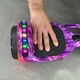 Гироборд SMART BALANCE U6 Infinity 2024 Фиолетовый космос с музыкой и LED-подсветкой колес - изображение 5