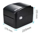 Принтер етикеток Xprinter XP-420B USB Чорний - зображення 4