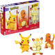 Конструктор Mattel Mega Pokemon "Build and Display" Тріо з Kanto 529 деталей (0194735157716) - зображення 1