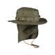 Панама Sturm Mil-Tec British Boonie Hat with Neck Flap R/S Olive XL (12326101) - изображение 6