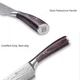 Нож шеф повара Paundin Santoku Knife 7 дюймов - изображение 4