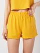 Пижама (майка + шорты) женская Trendyol THMSS23PT00174 S Yellow (8683048497647) - изображение 6