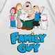 Футболка с принтом Гриффины Family Guy 3XL Белый Ф Мульт011-Б 3XL - изображение 2
