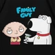 Футболка с принтом Гриффины Family Guy Brian and Stewart XL Черный Ф Мульт010-Ч XL - изображение 2