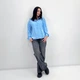 Базова жіноча сорочка "Eden", блакитний 42-44 - зображення 3